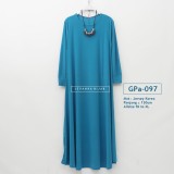 GPa-097 Gamis Polos Semi Klok